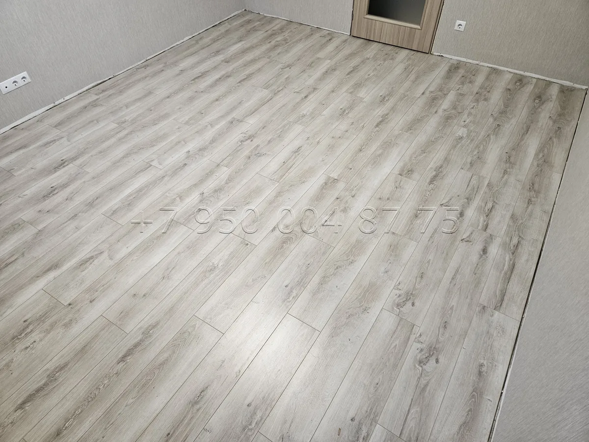Укладка ламината в комнате — фото выполненной работы