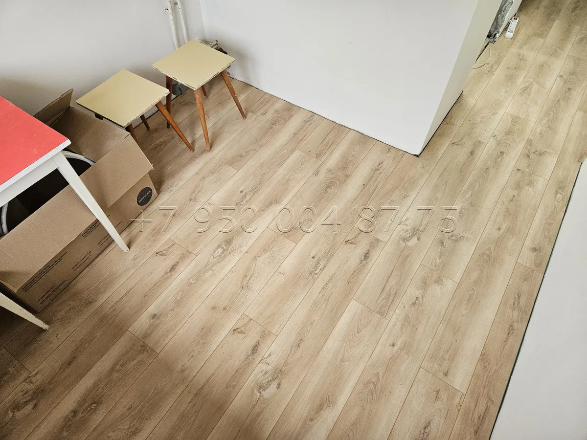 Укладка ламината — фото выполненной работы