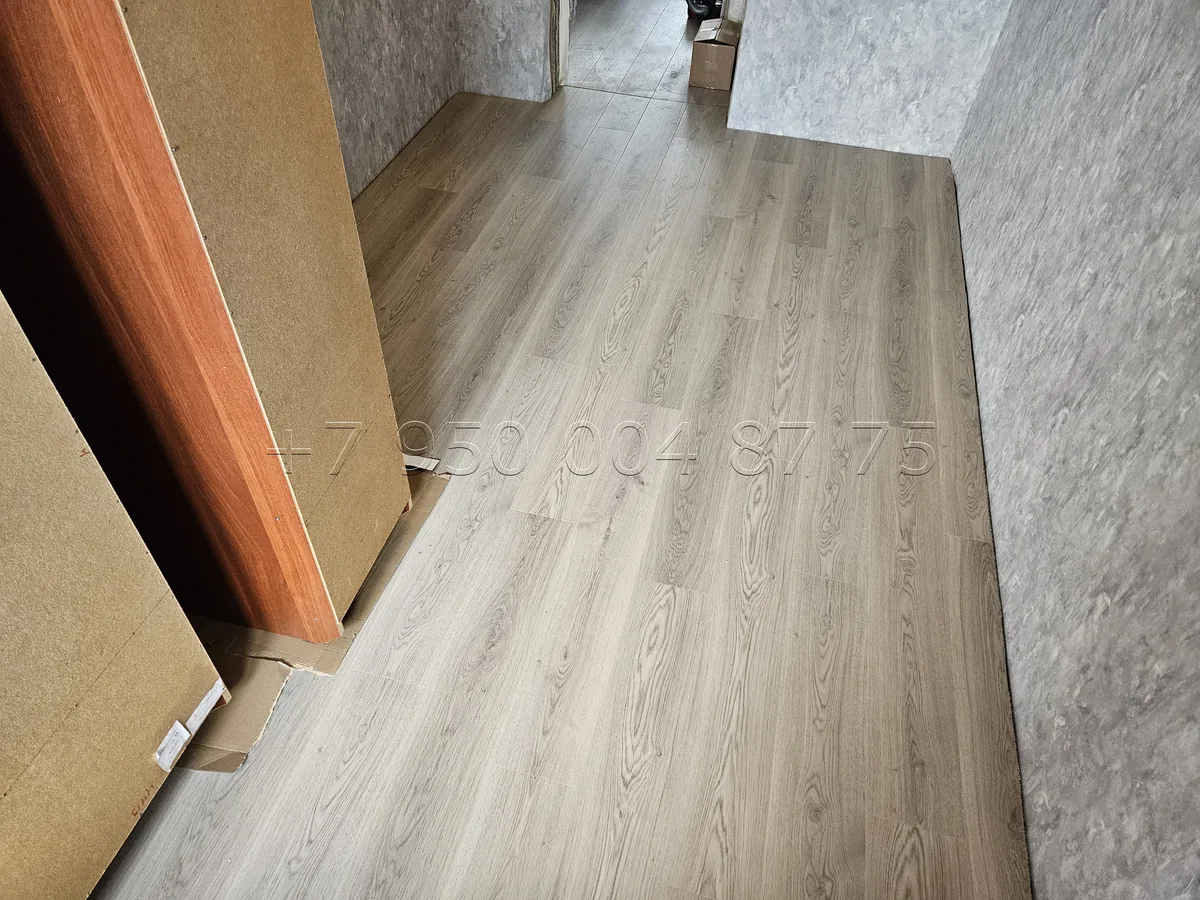 Укладка ламината — фото выполненной работы