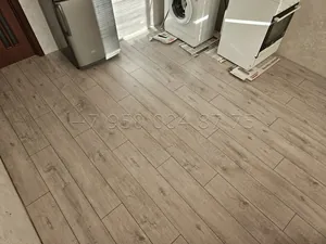 Укладка ламината на кухне в Санкт-Петербурге — фото выполненной работы 1