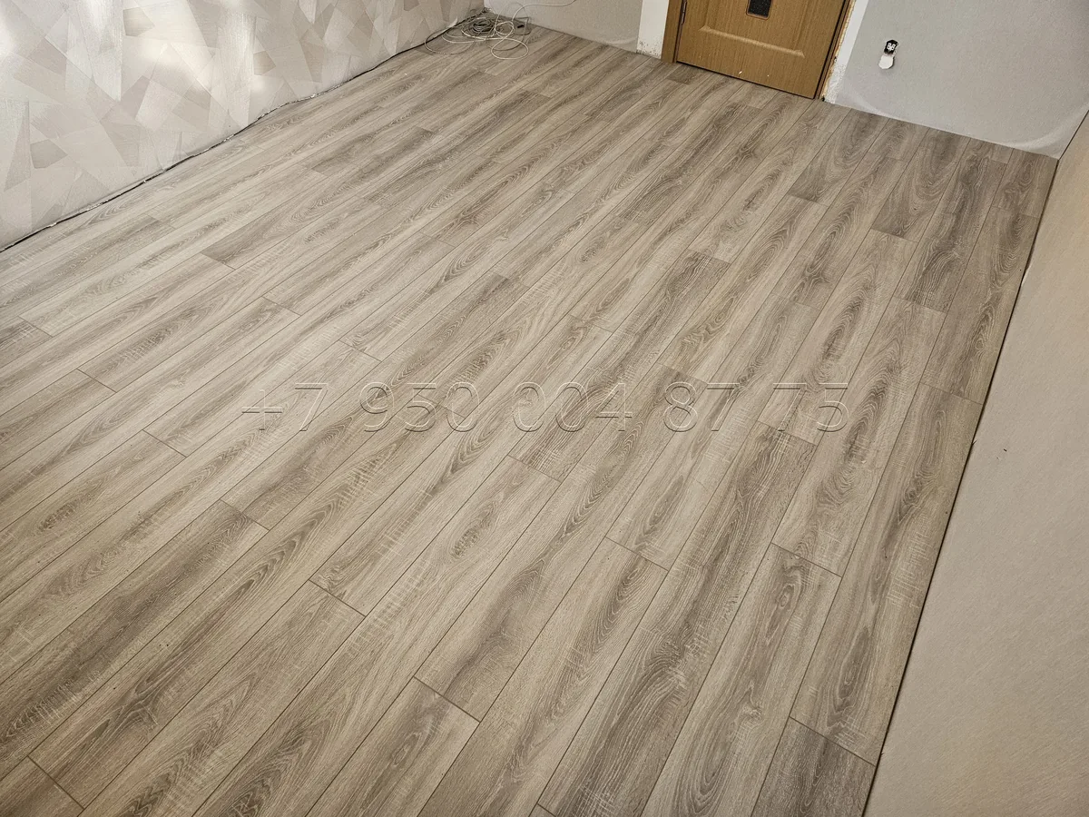 Укладка ламинат в комнате — фото выполненной работы